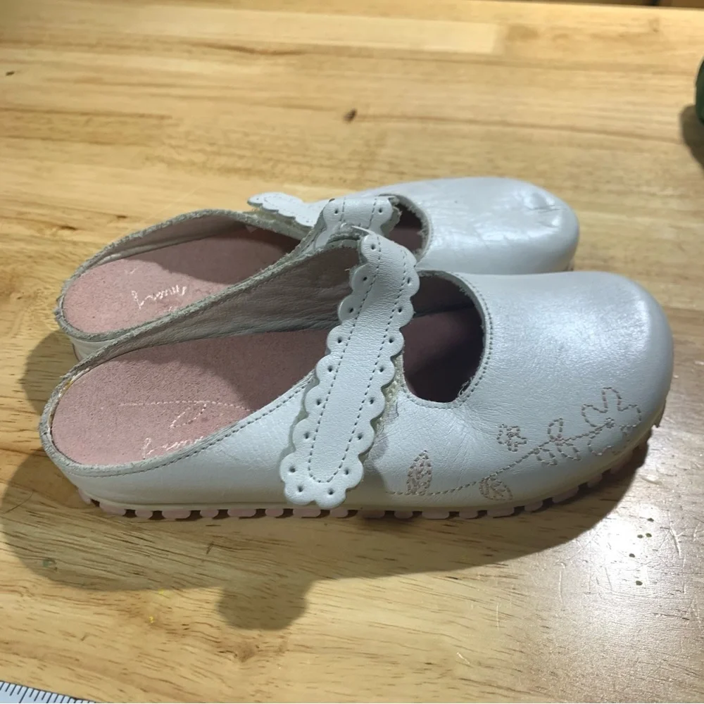 leather mules for girls